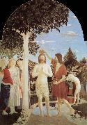 Piero della Francesca The Baptim of Christ oil painting reproduction